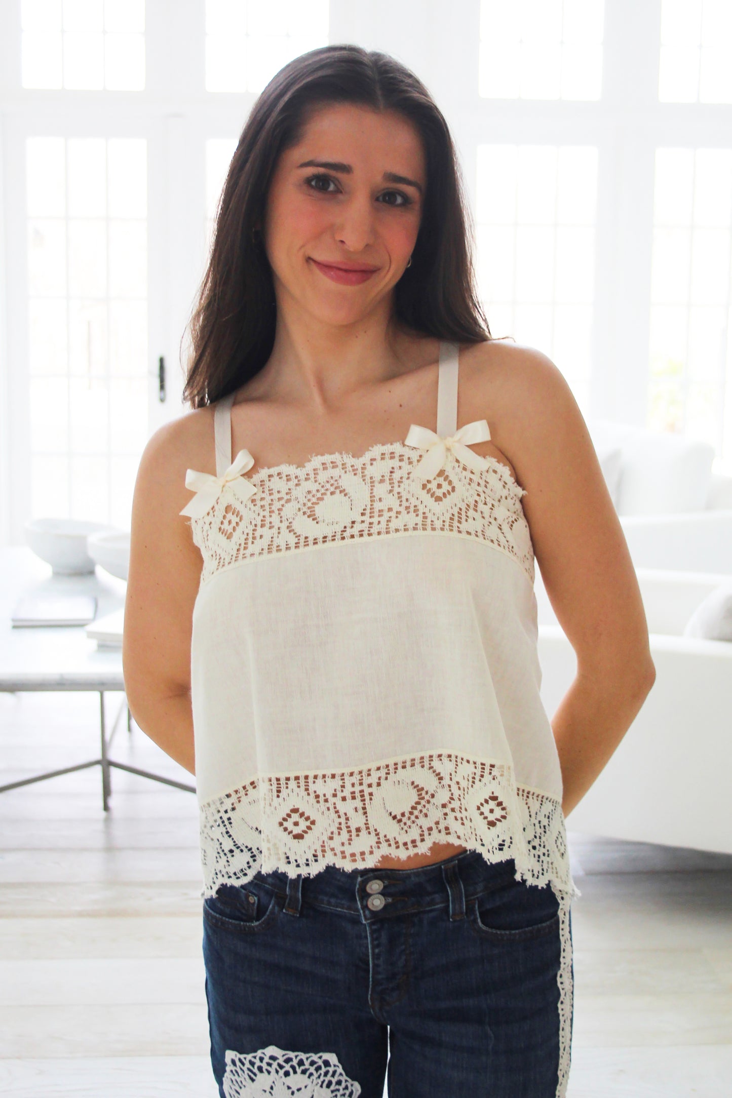 Sienna Vintage Linen Top