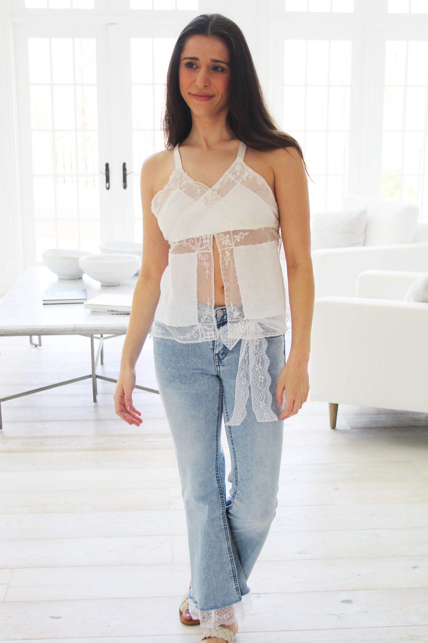 Essie White Vintage Hanky Top