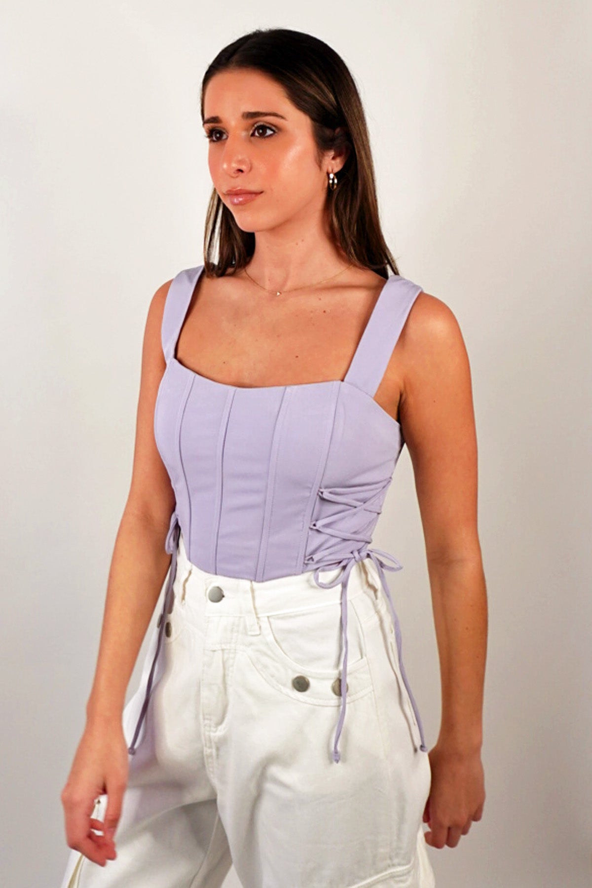 Anna Lavender Corset