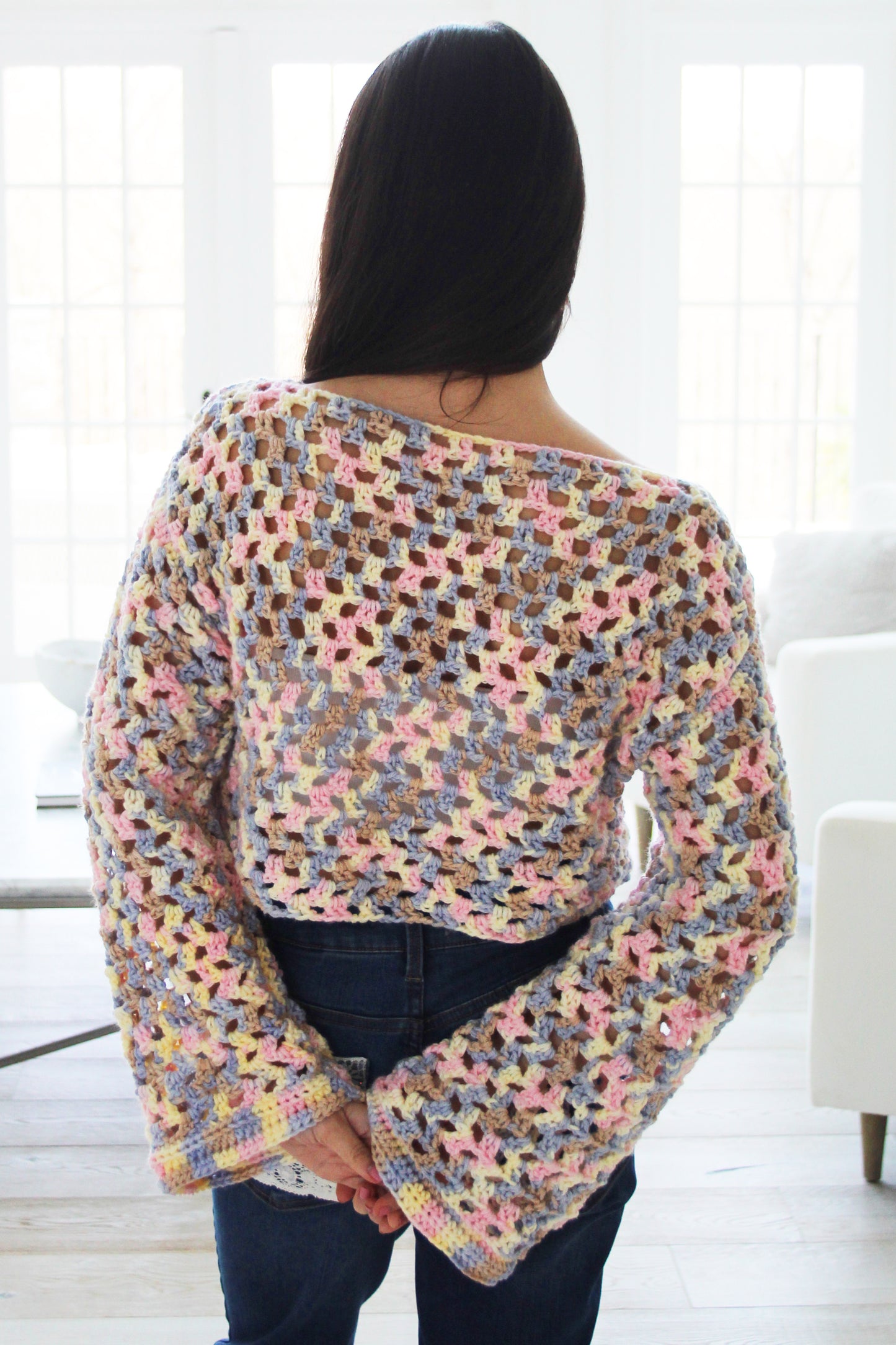 Mari Hand Crocheted Sweater