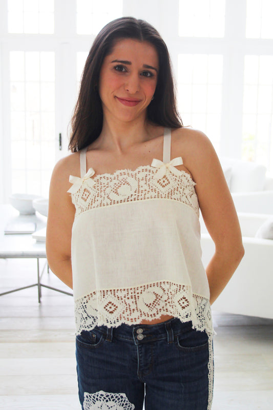 Sienna Vintage Linen Top