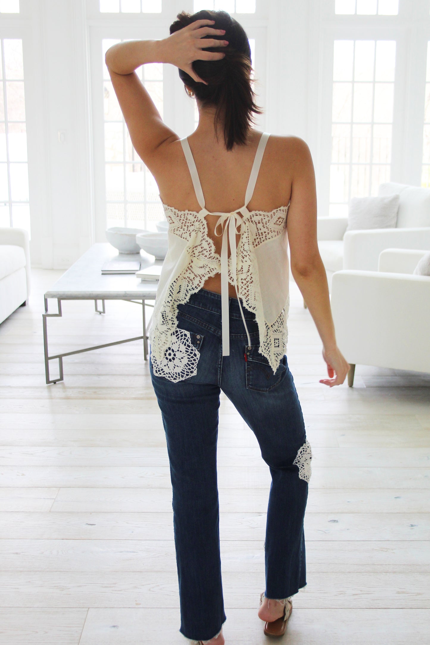 Esme Upcycled Levi's Crochet Jeans