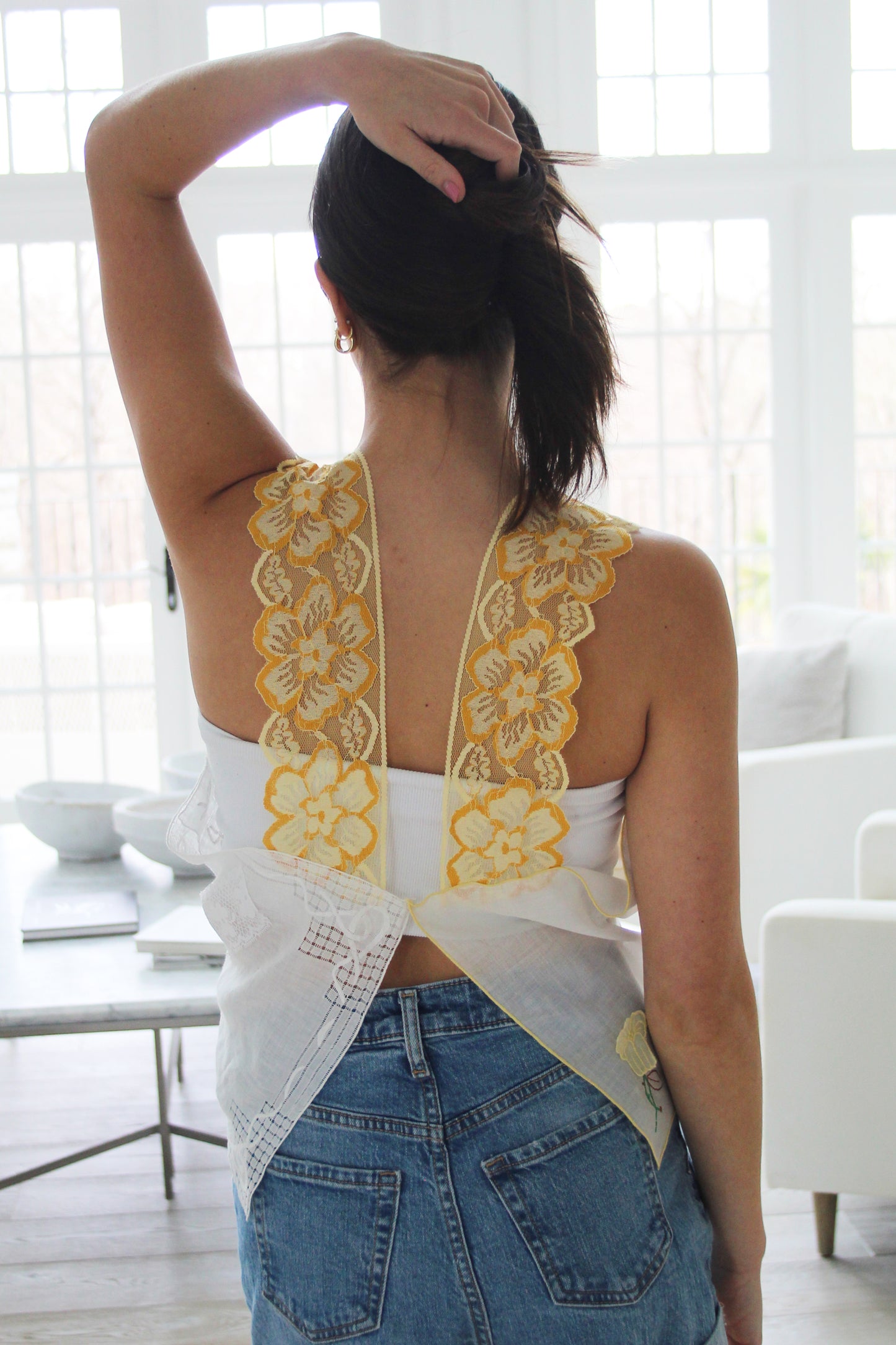 Marigold Vintage Hanky Top